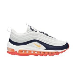NIKE Air Max 97 'Platinum Navy Orange' Running Shoes Size 8